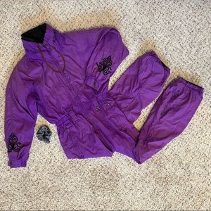 Obermeyer Vintage Purple Onesie Snow Suit